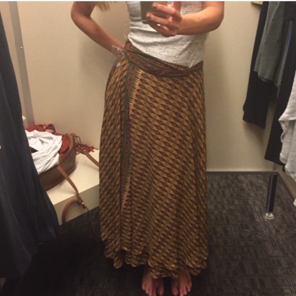 Free People Maxi Wraparound Skirt - Picture 3 of 4